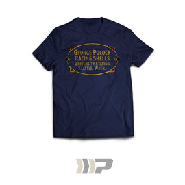 Built-By Badge T-Shirt (Navy Blue)